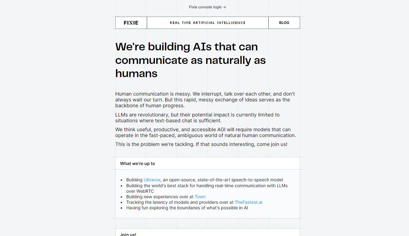Fixie AI Website