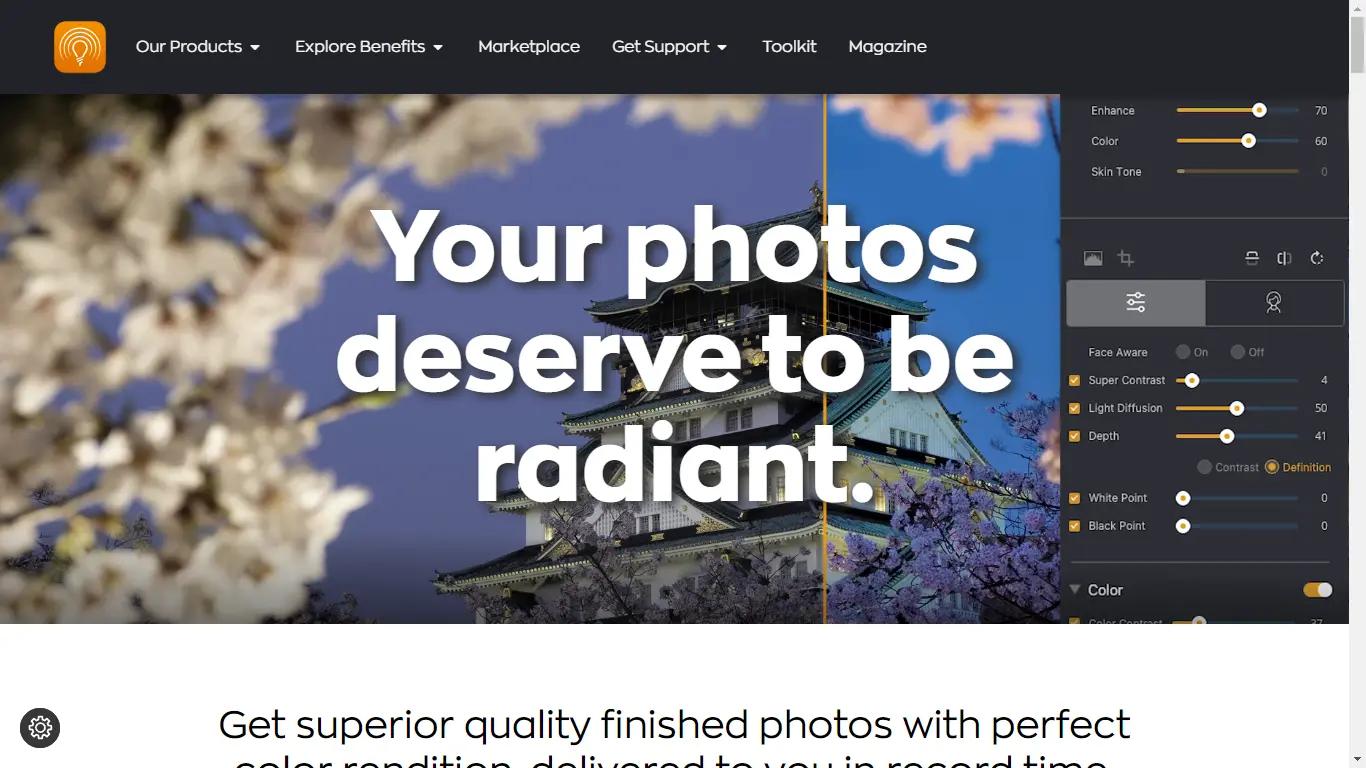 Radiant  Website