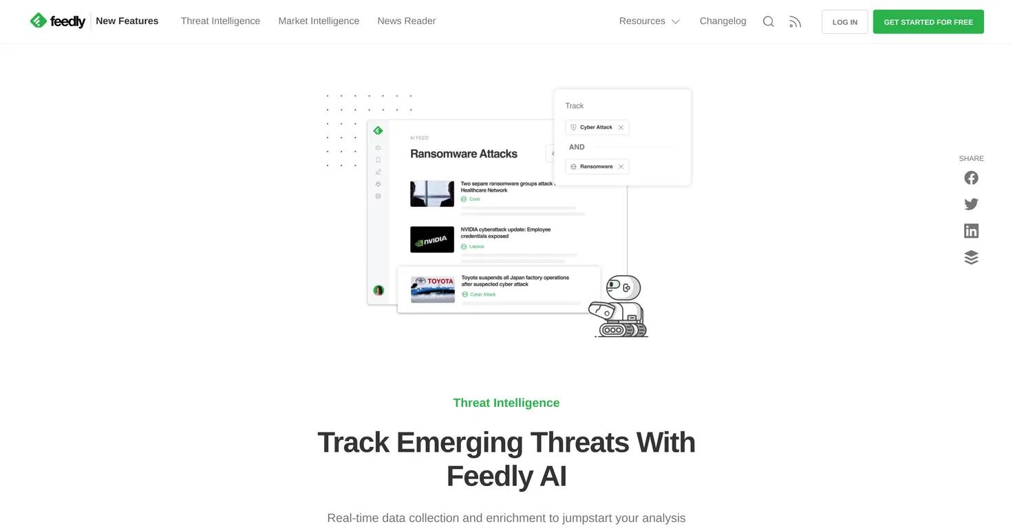 Feedly Website Screenshot