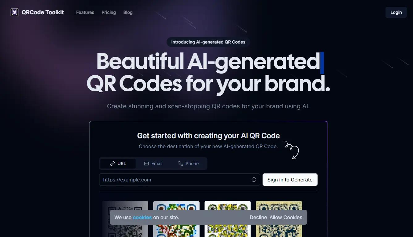 QRCode Toolkit Website