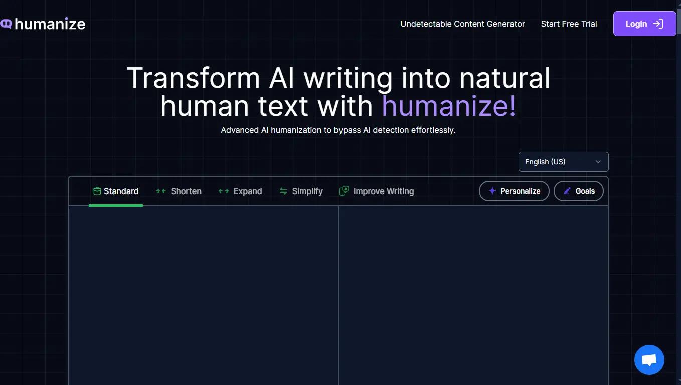 Humanize  Website