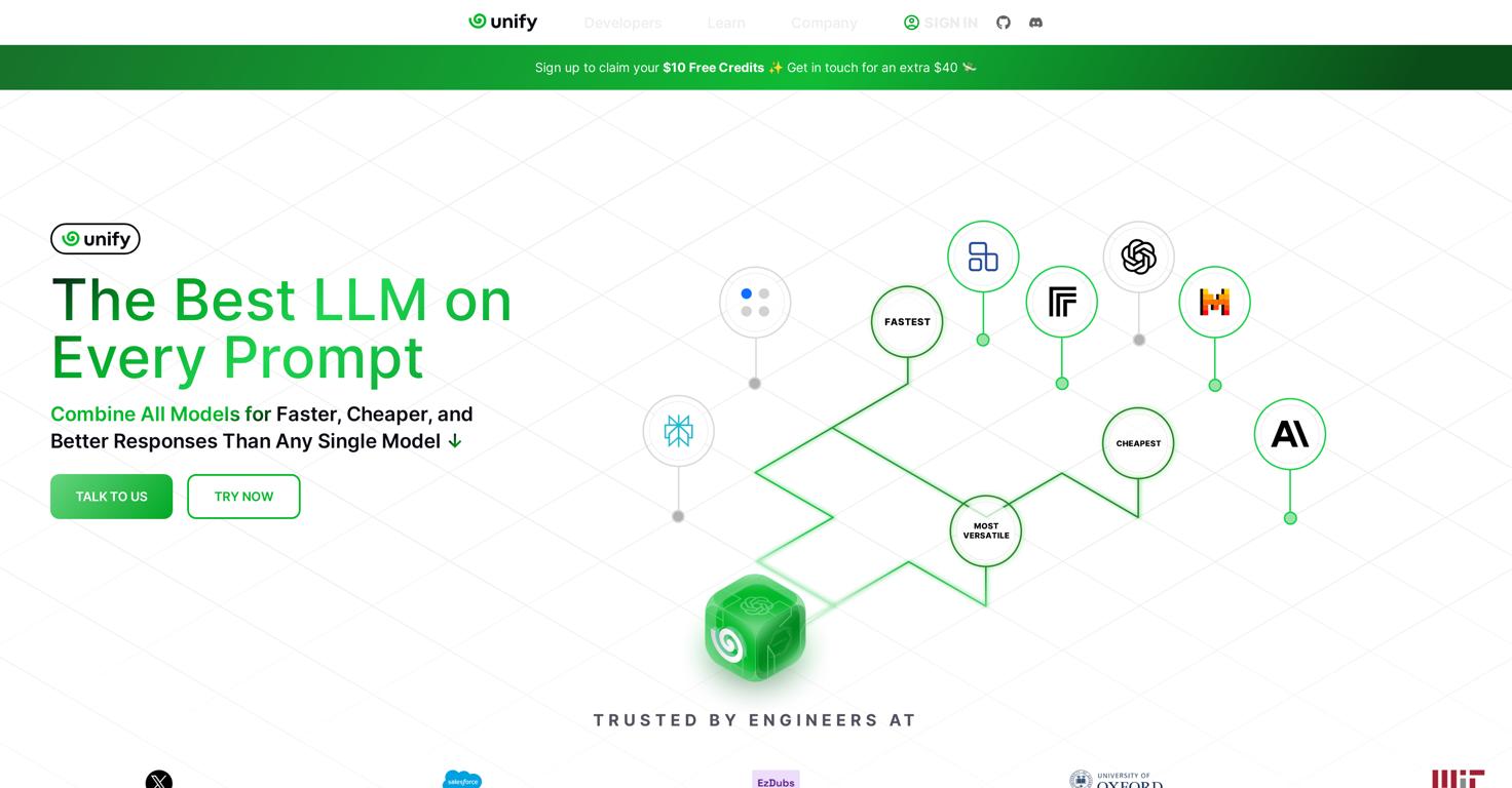 UnifyWebsite Screenshot