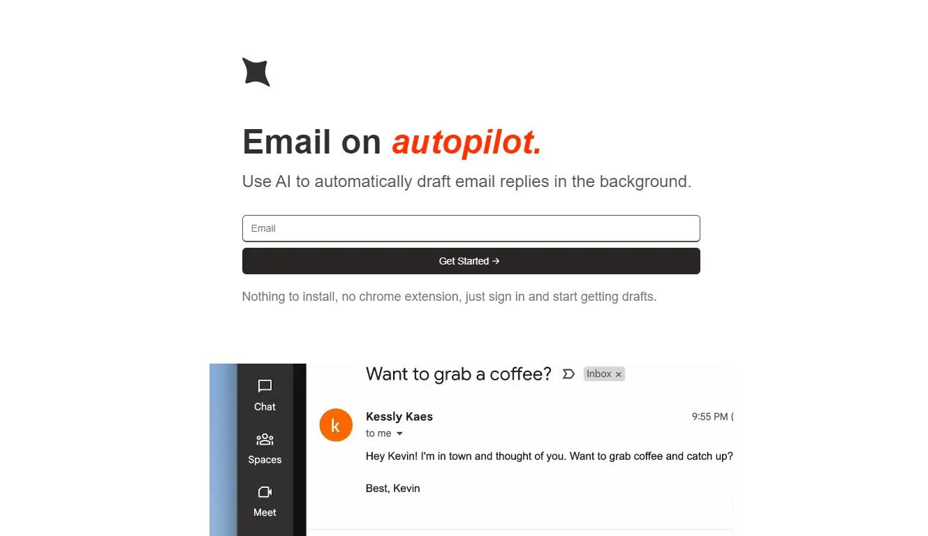 EmailTriagerWebsite Screenshot