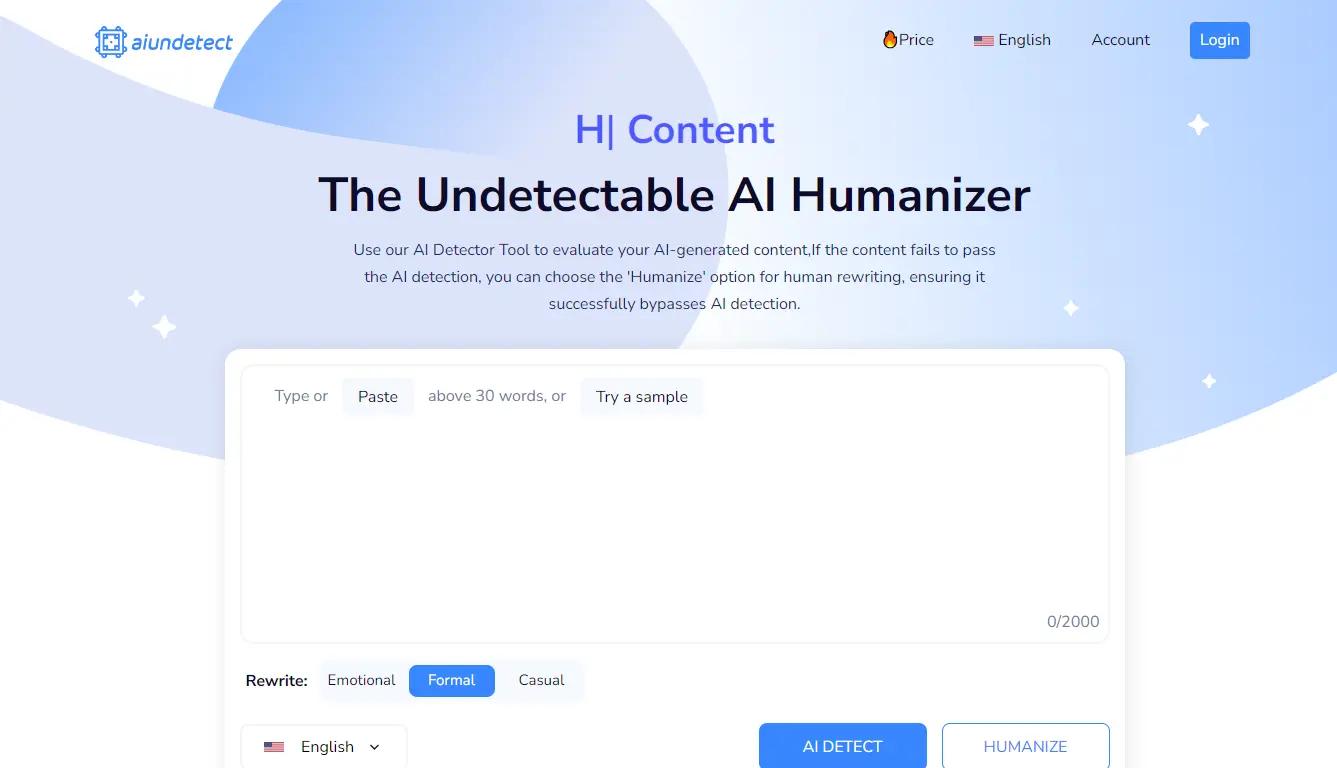 AI Undetect Website