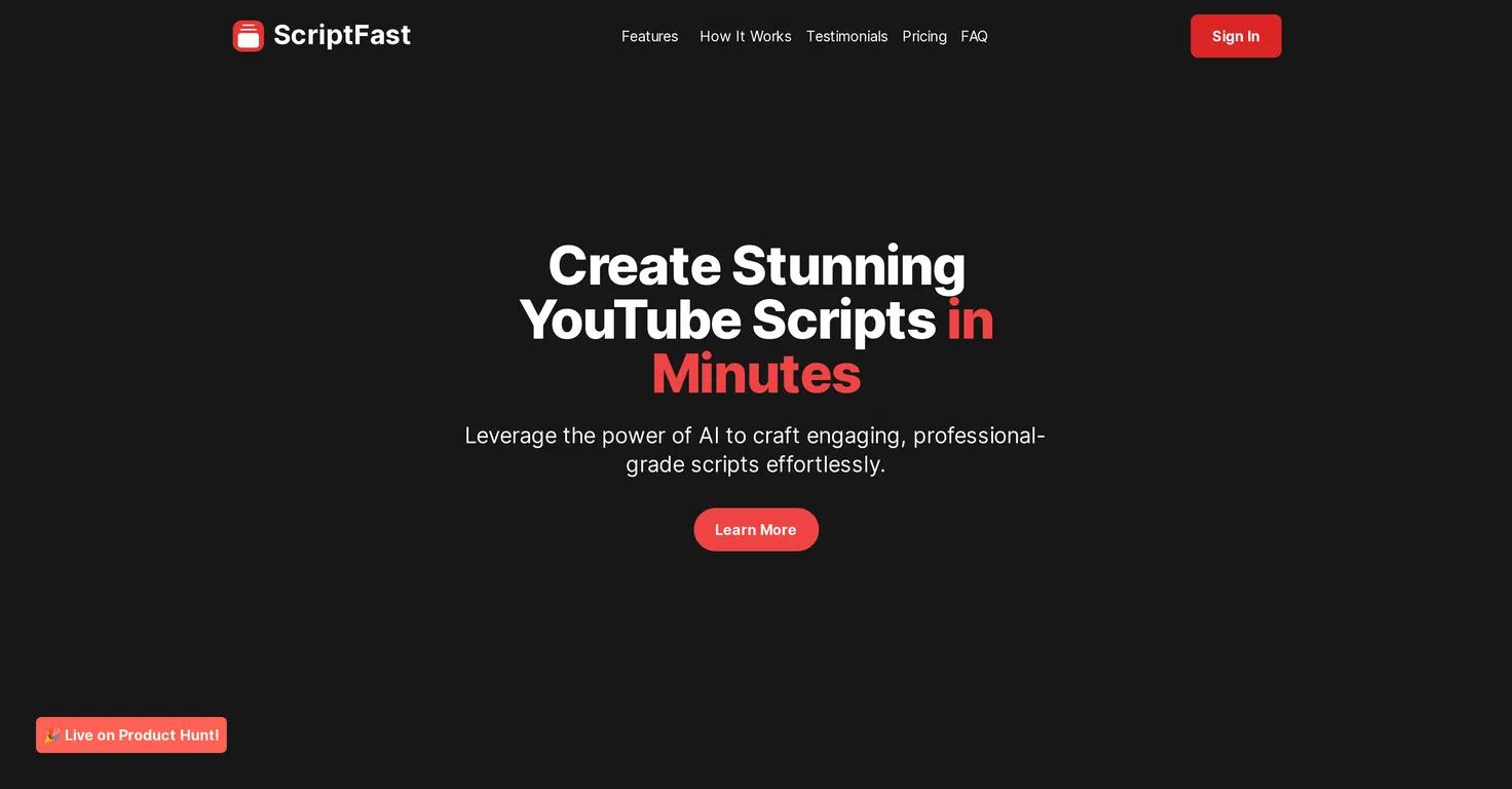 ScriptFast Website