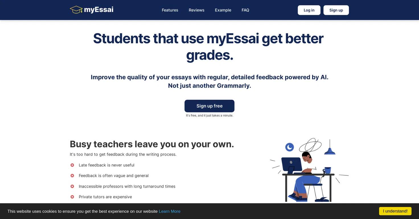 MyEssaiWebsite Screenshot