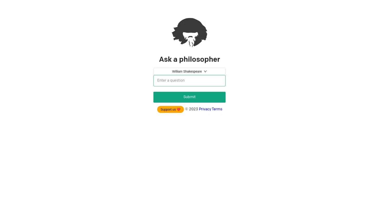 PhilosophyWebsite Screenshot