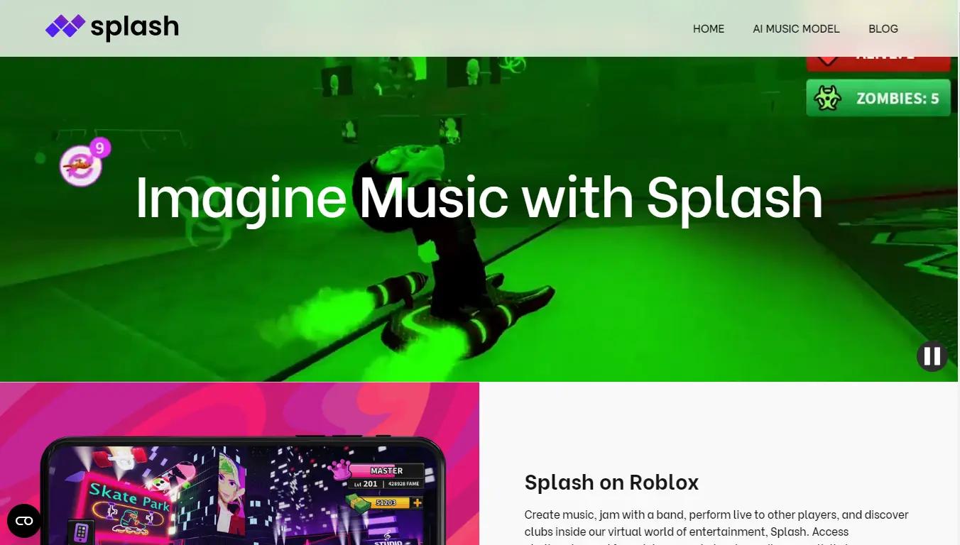 Splash Website