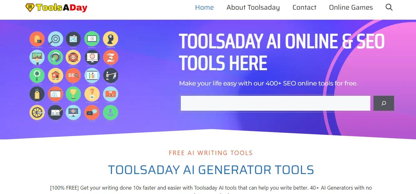 Toolsaday Website