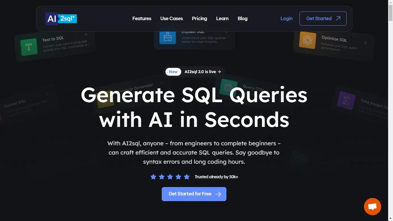 AI2SQL Website