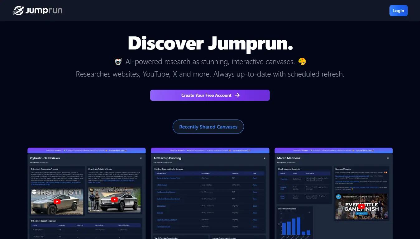 JumprunWebsite Screenshot