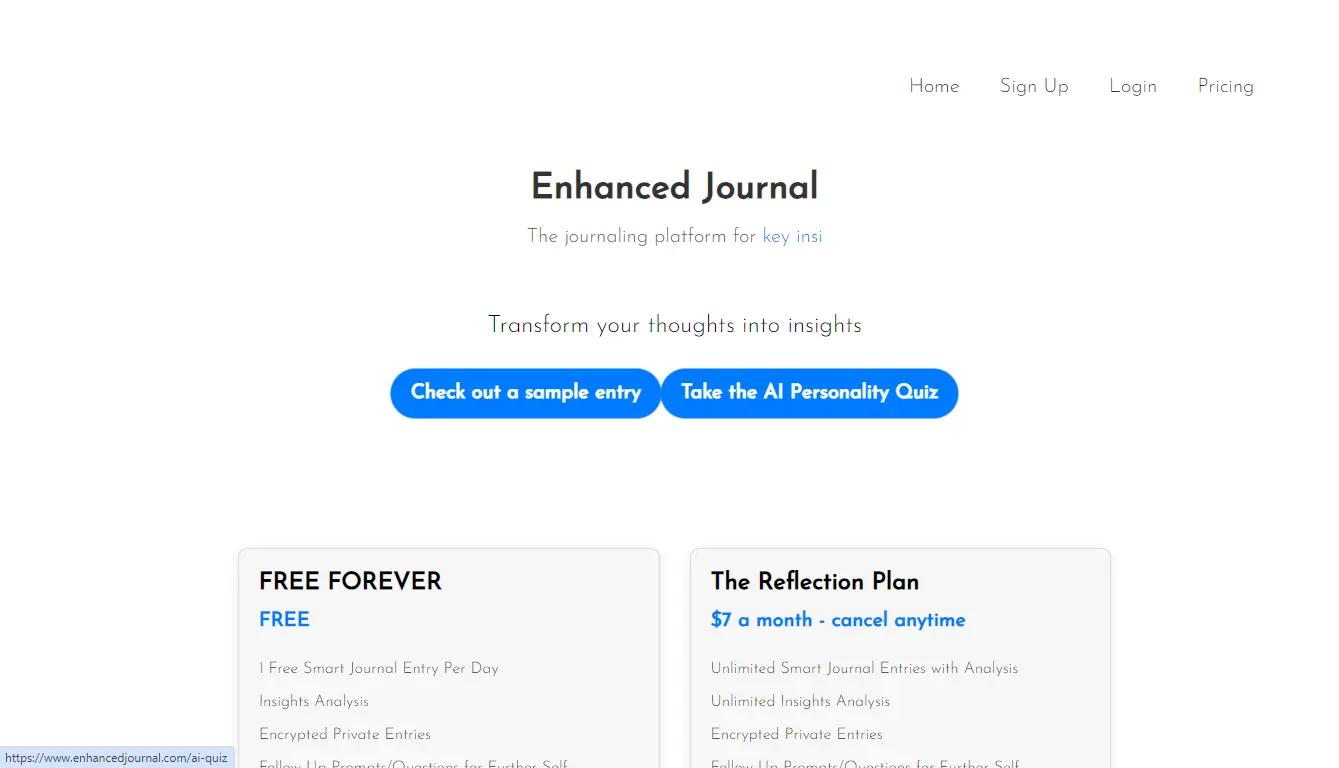 Enhanced Journal Website