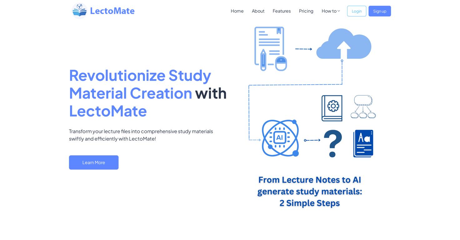 LectoMateWebsite Screenshot