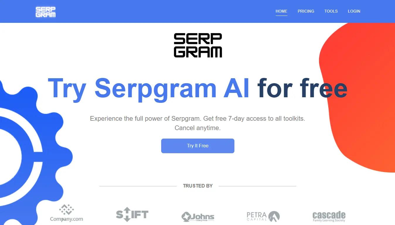 Serpgram Website