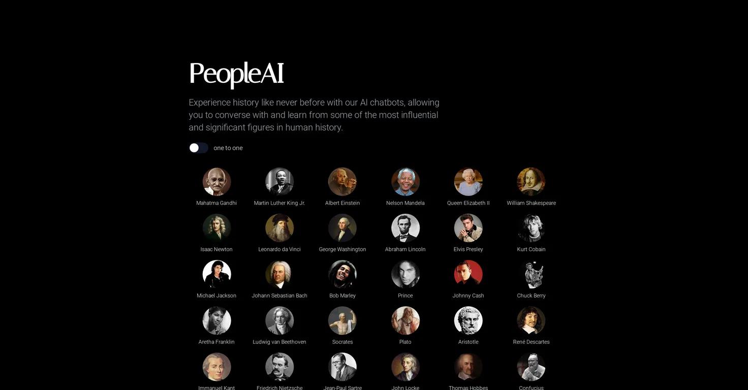 PeopleAIWebsite Screenshot