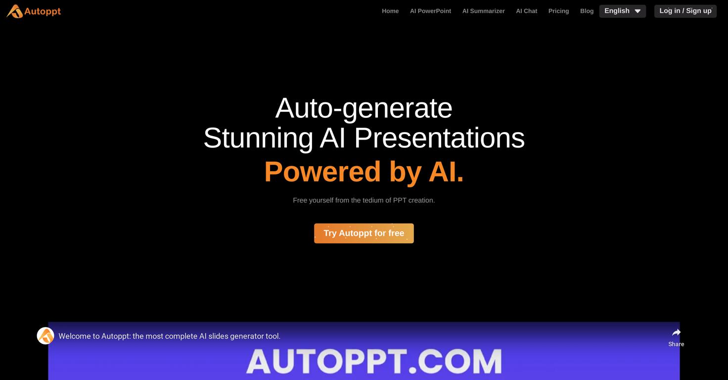 Autoppt Website