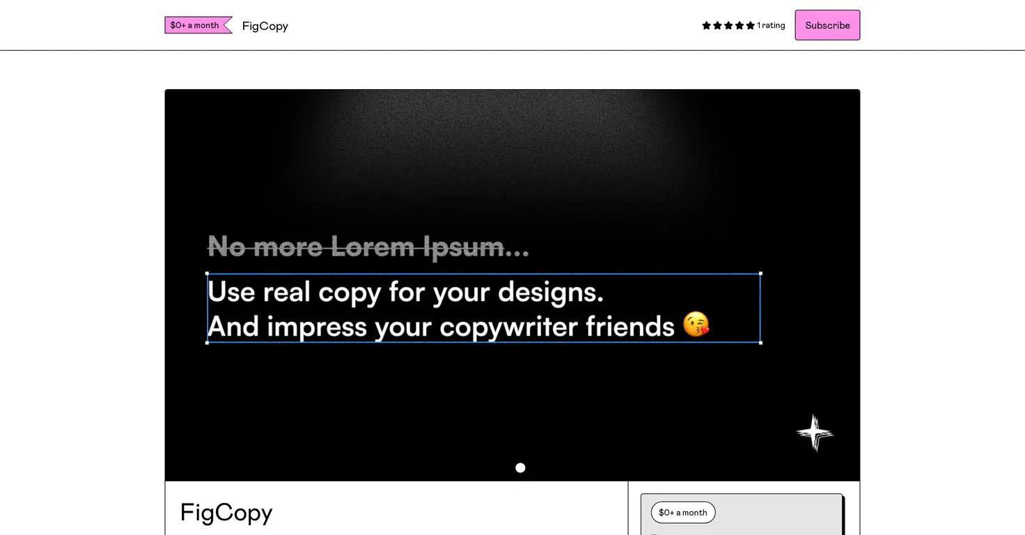 FigCopyWebsite Screenshot