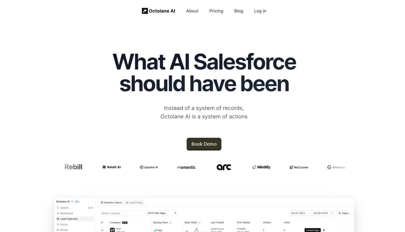 Octolane AI Website