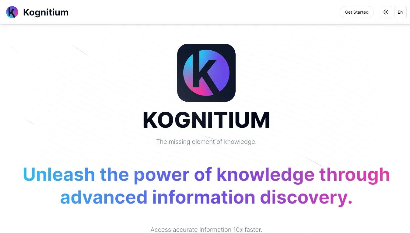 KognitiumWebsite Screenshot