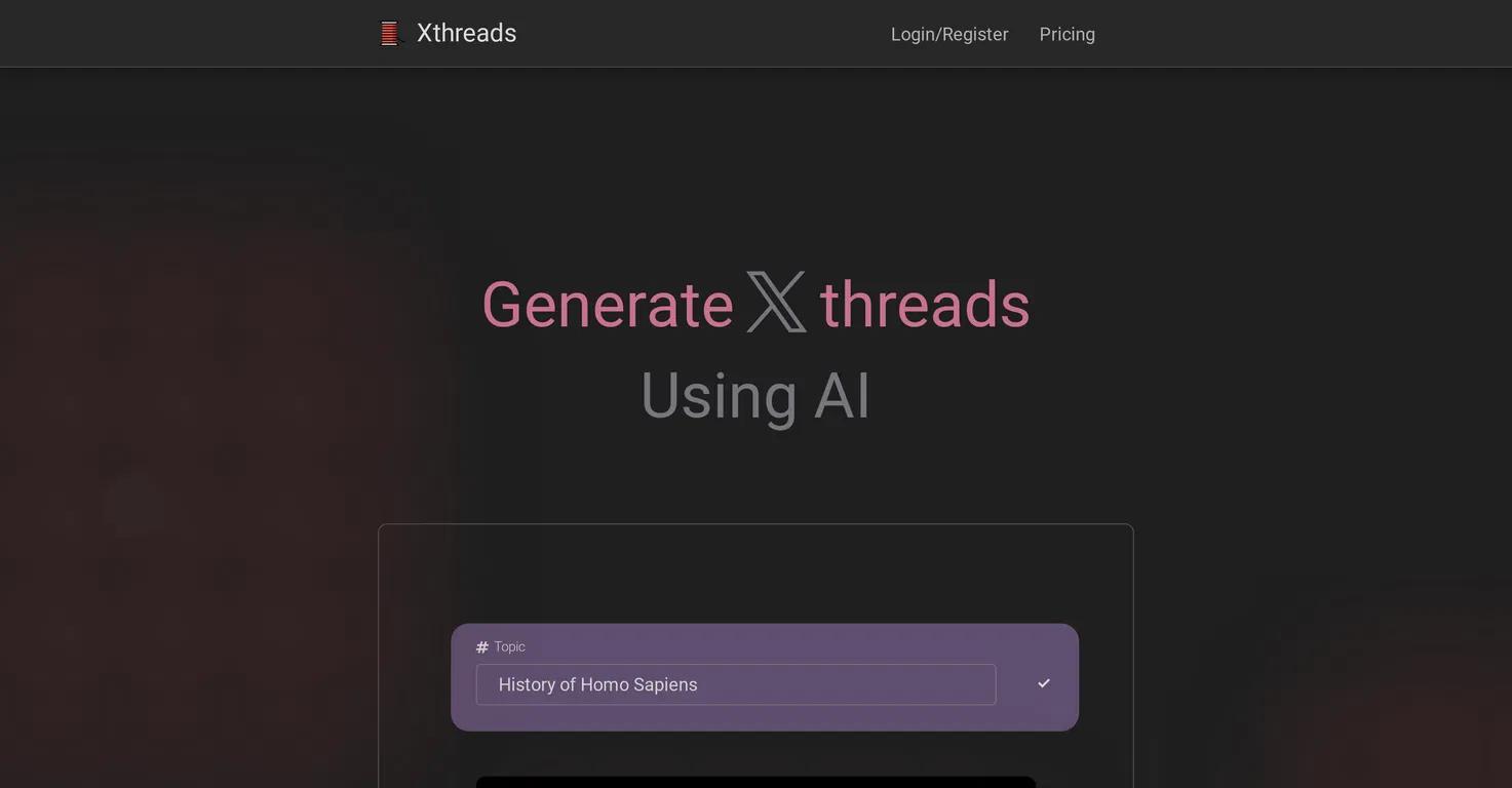 XthreadsWebsite Screenshot