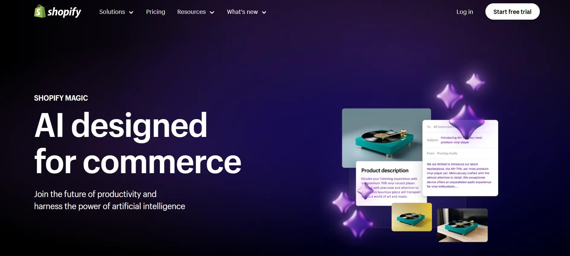 Shopify Magic Website