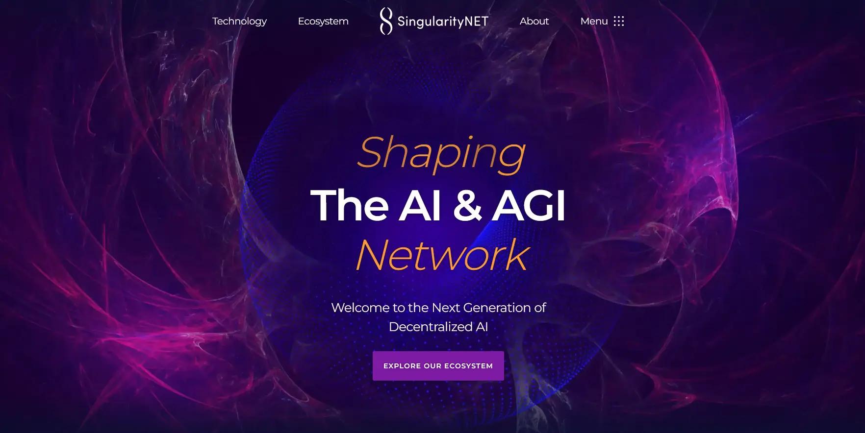 SingularityNET Website