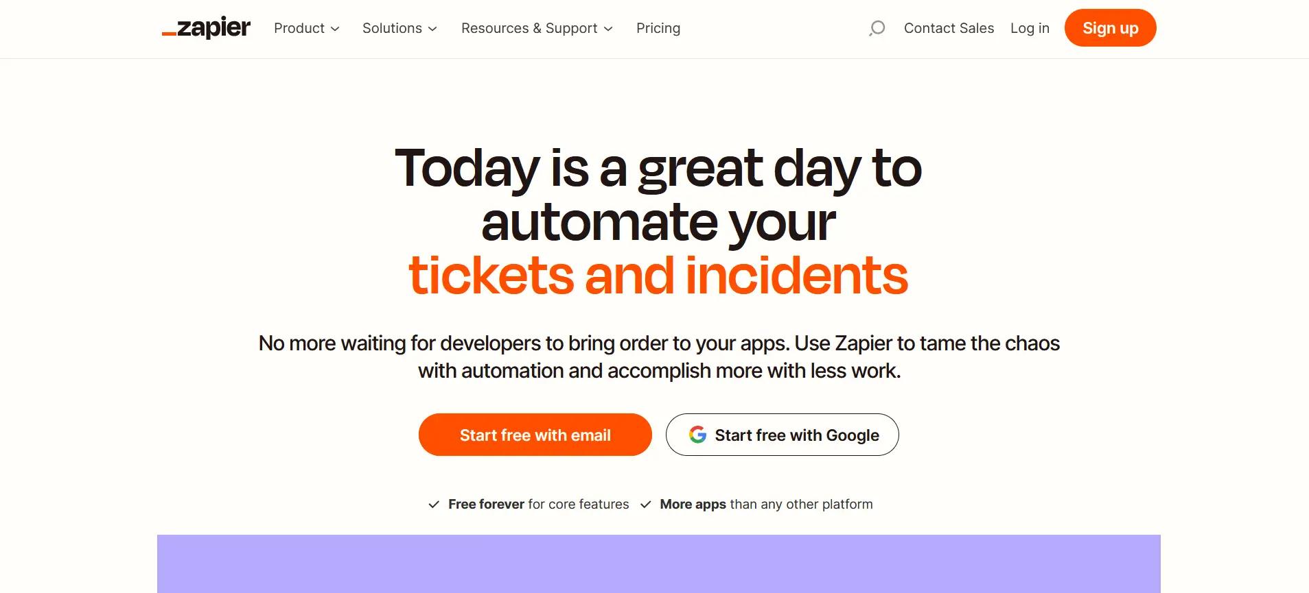 Zapier Website