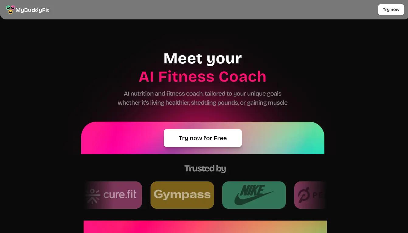 MyBuddyFit Website