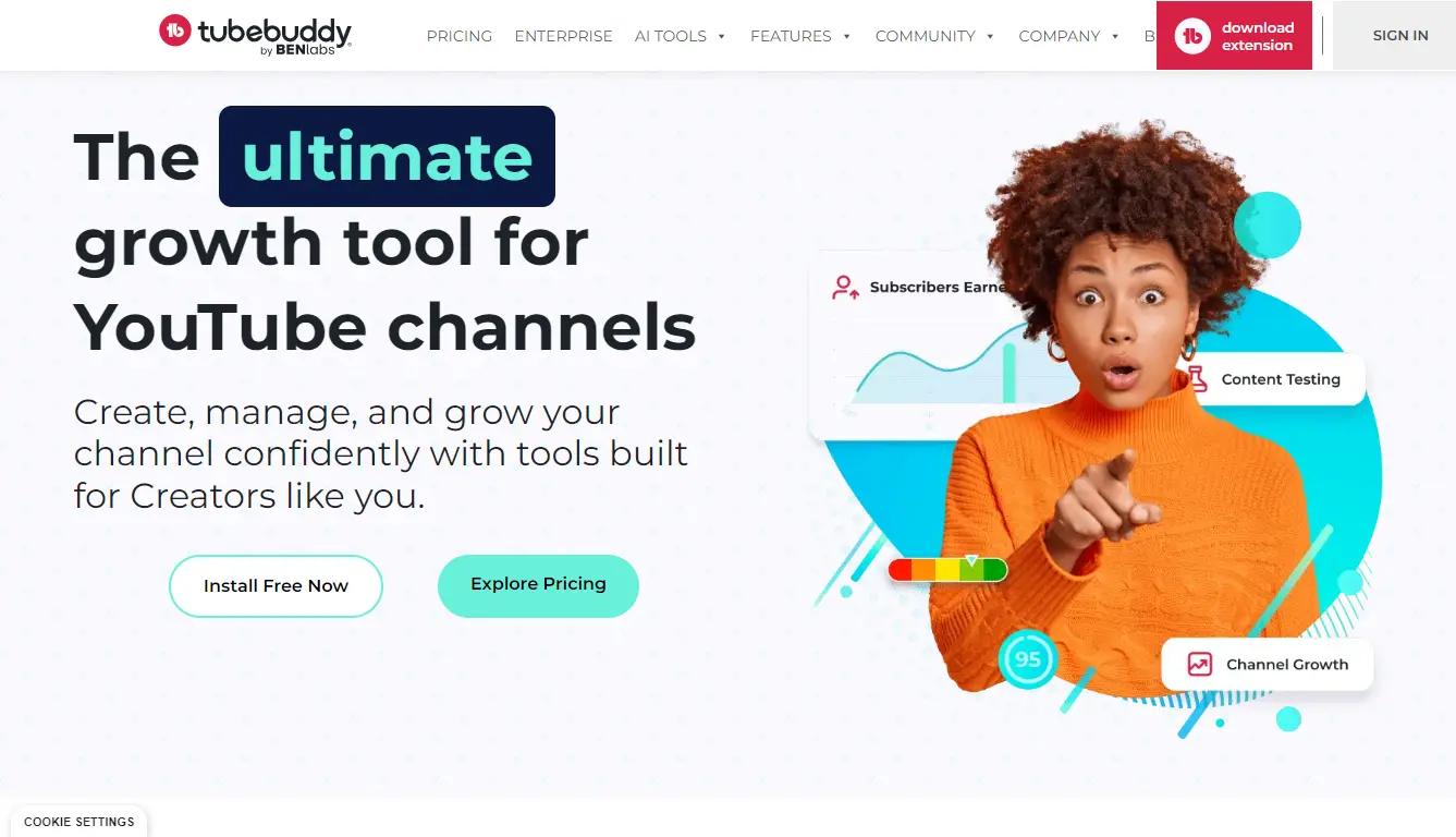 TubeBuddy Website