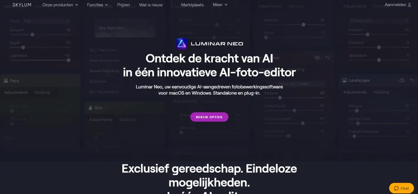 Luminar Neo Website