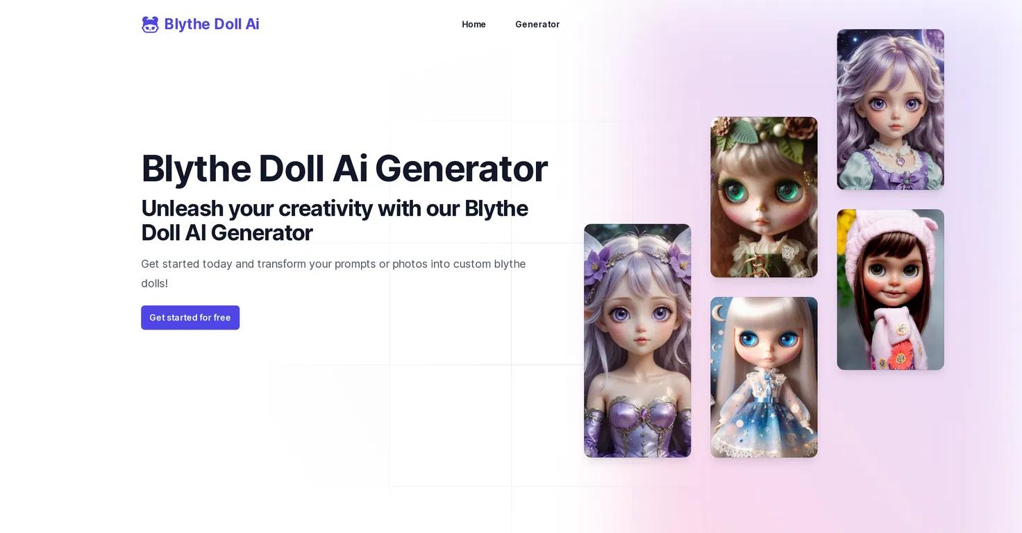 Blythe Doll AI Website