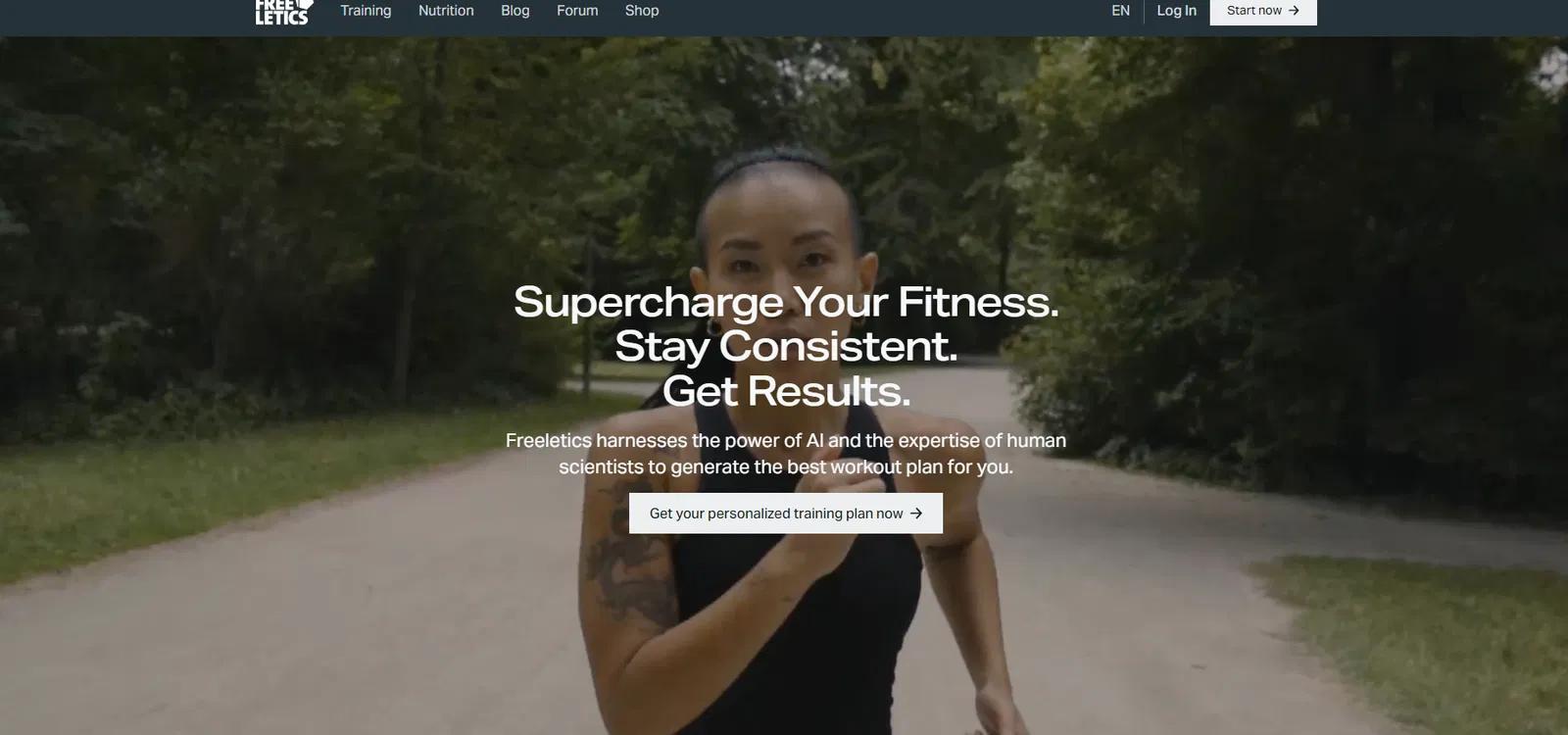 Freeletics Website