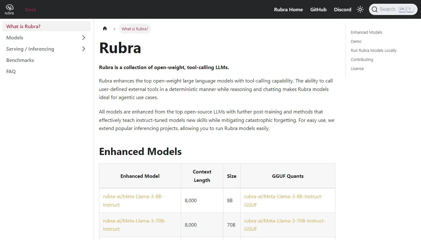 RubraWebsite Screenshot