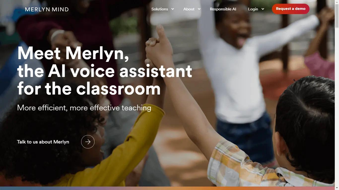 MerlynWebsite Screenshot