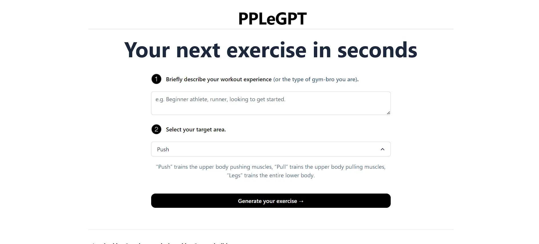 PPLEGPT Website