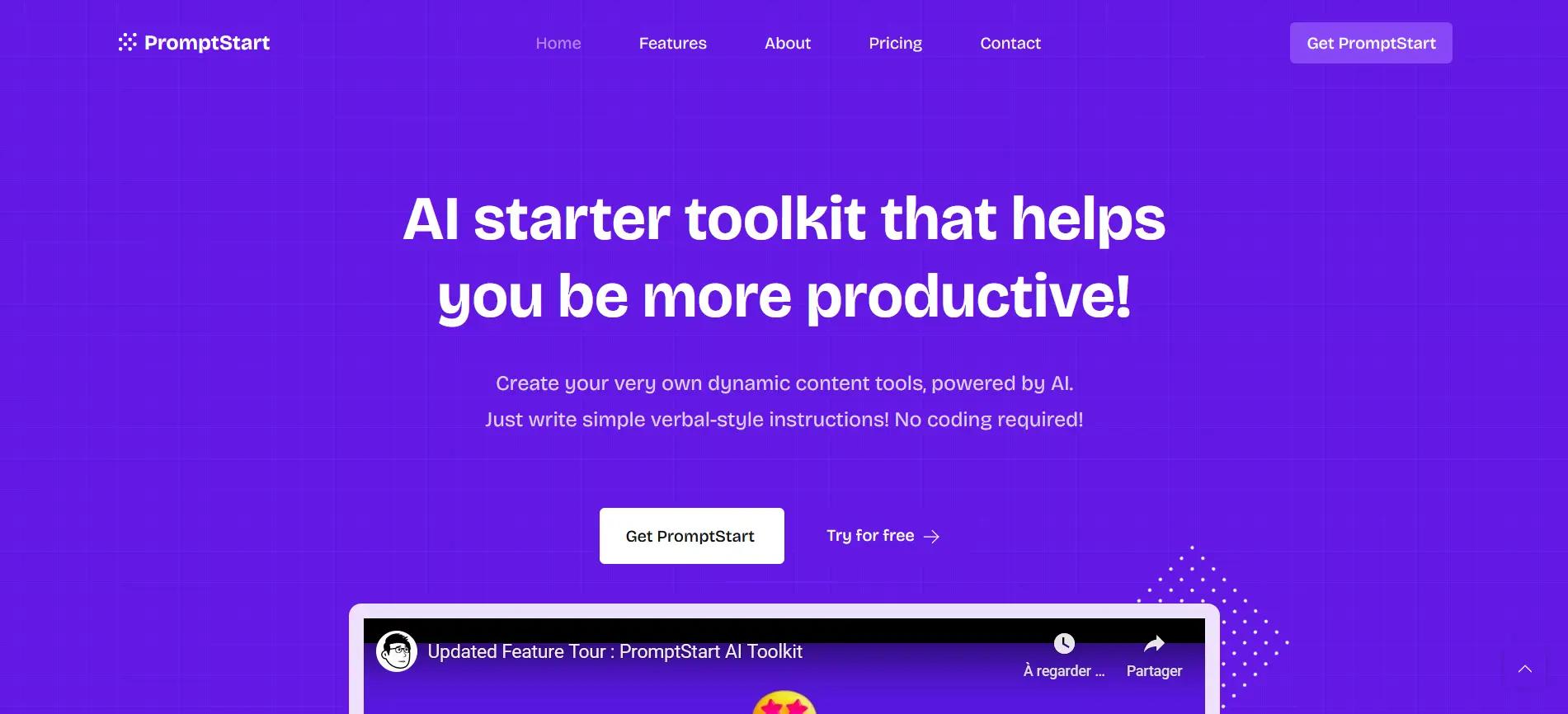 PromptStart Website