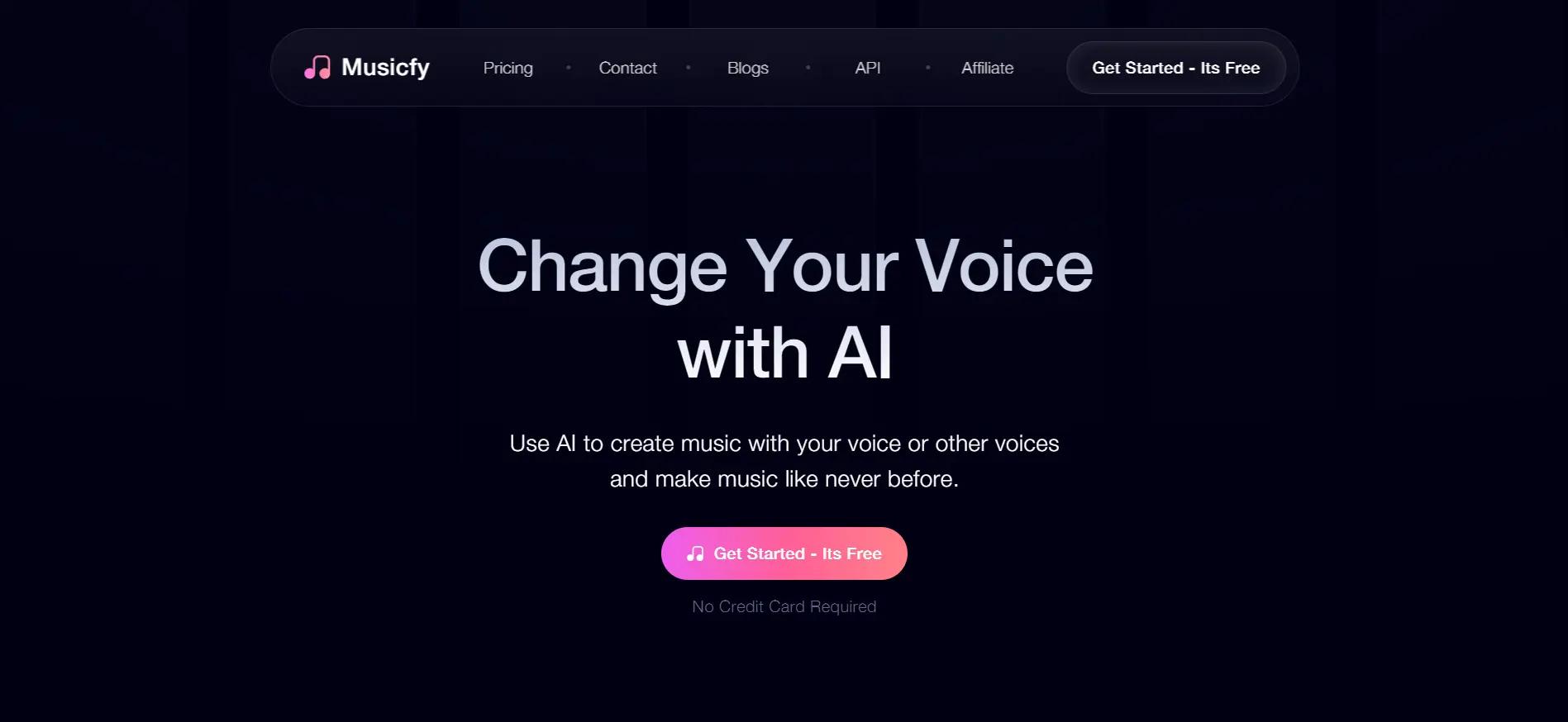 Musicfy Website