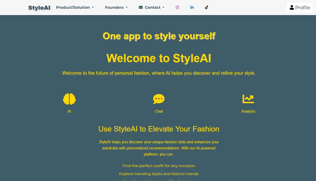 StyleAI Website