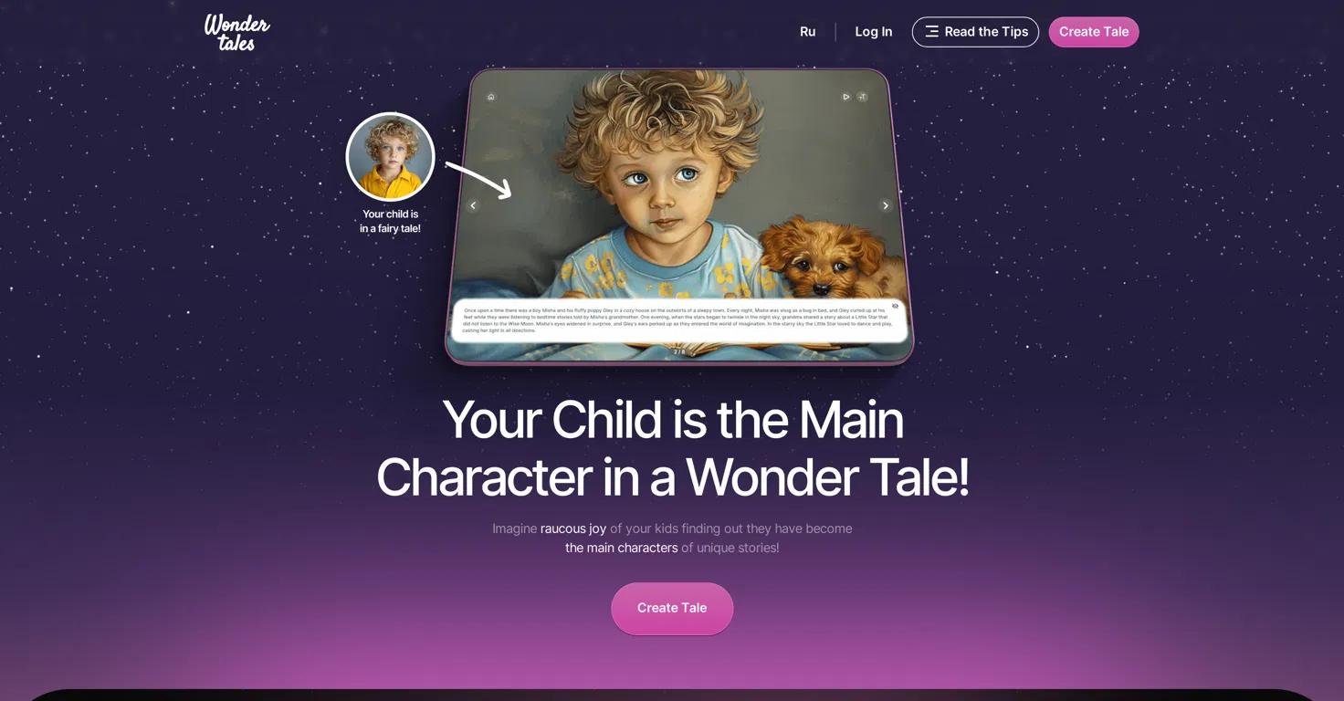 Wonder Tales Website