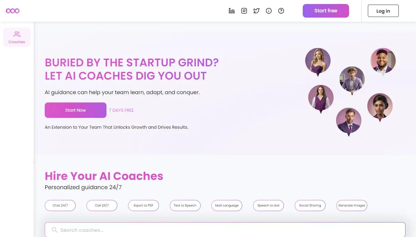 AI Coaches Website