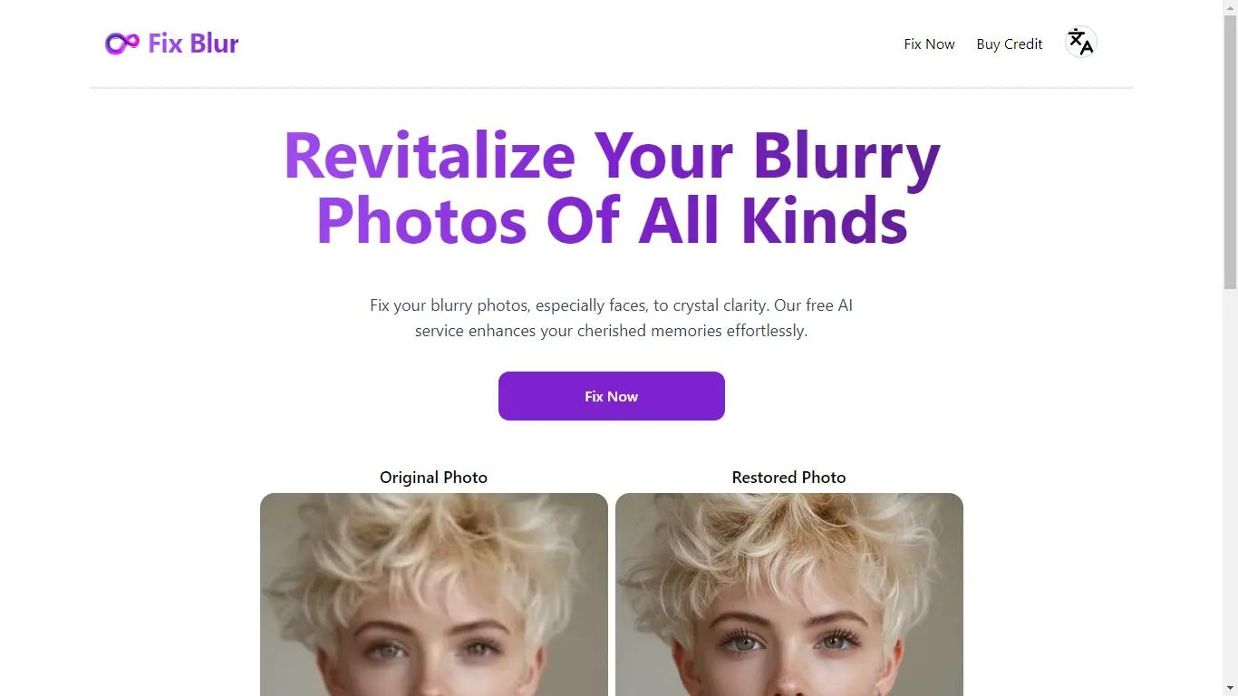 Fix Blur Website