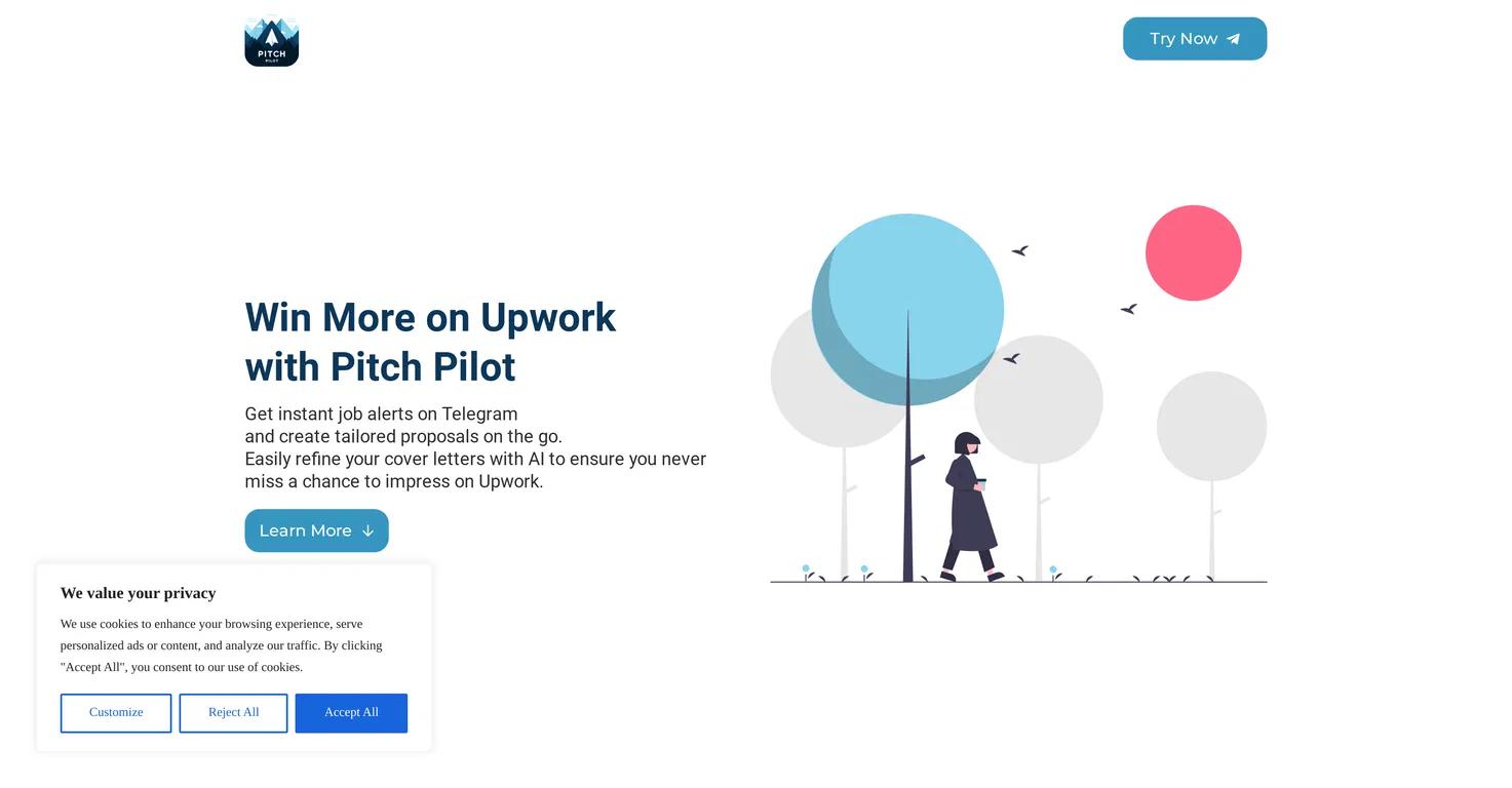 Pitch PilotWebsite Screenshot