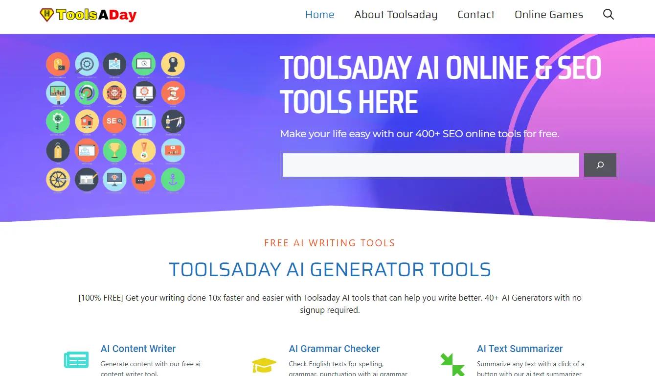 Tools A Day Website