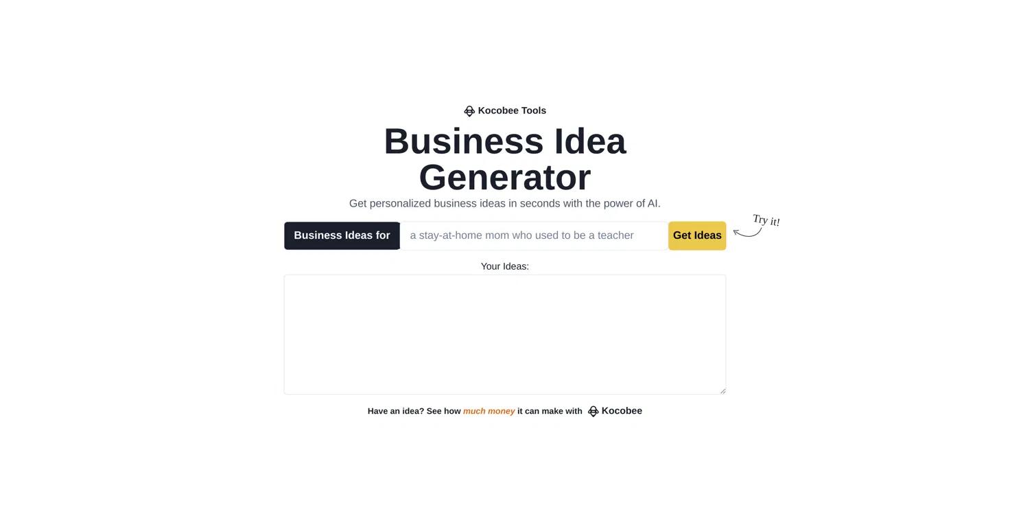 Bizideas Website