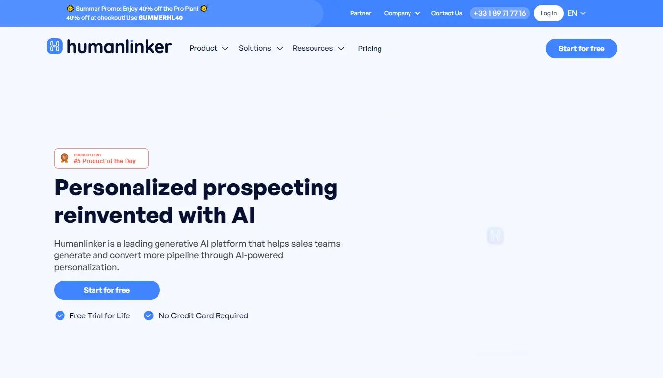 Humanlinker Website