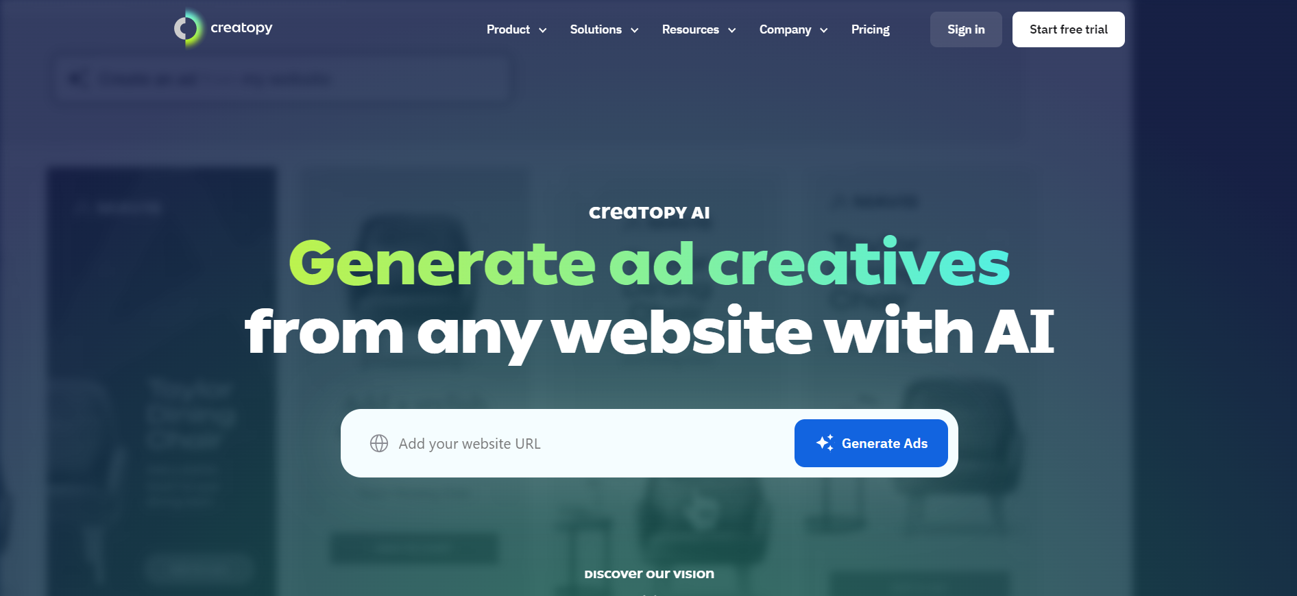 CreatopyAI Website