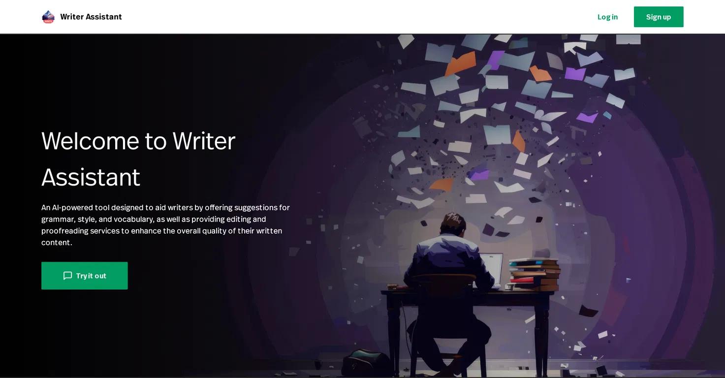 Writer AssistantWebsite Screenshot