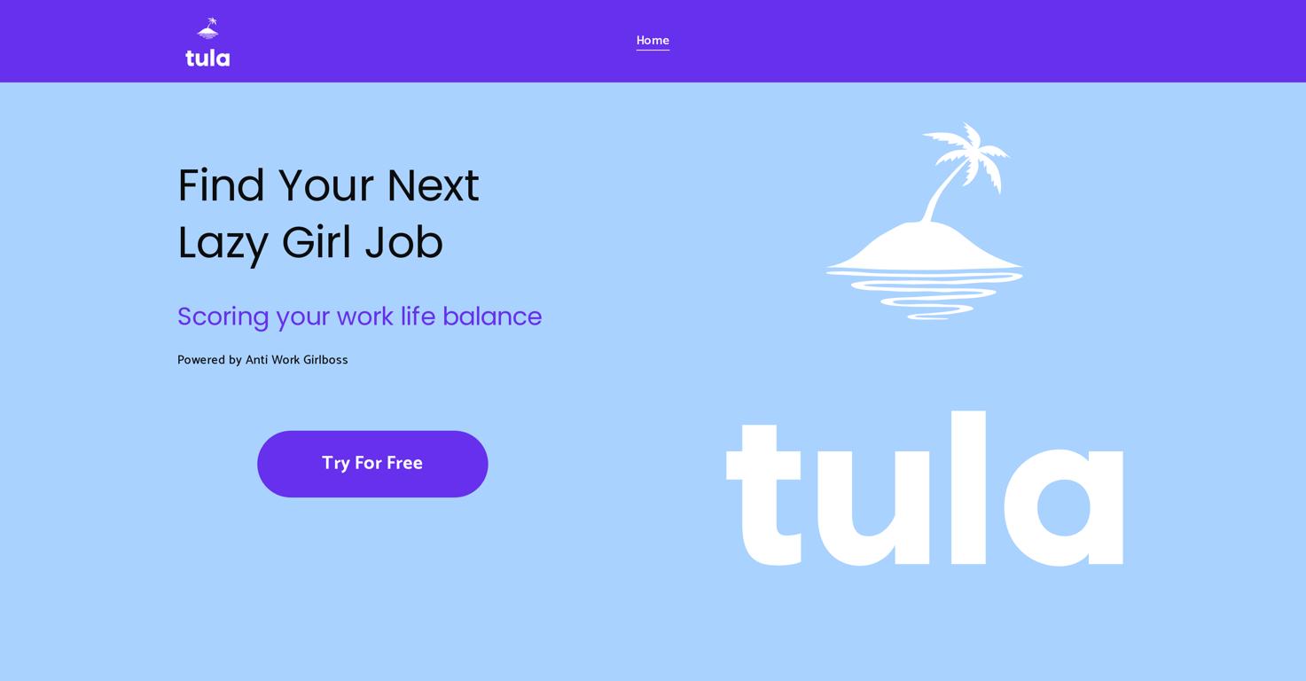 TulaWebsite Screenshot