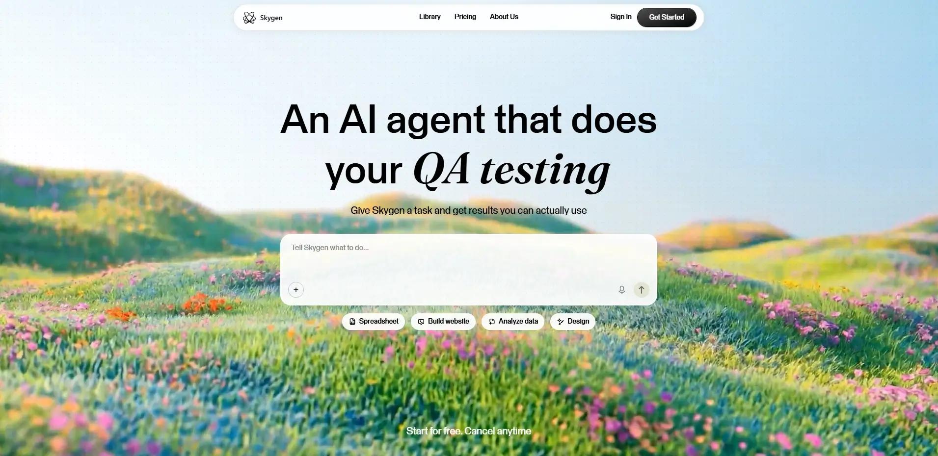 Skygen AiWebsite Screenshot