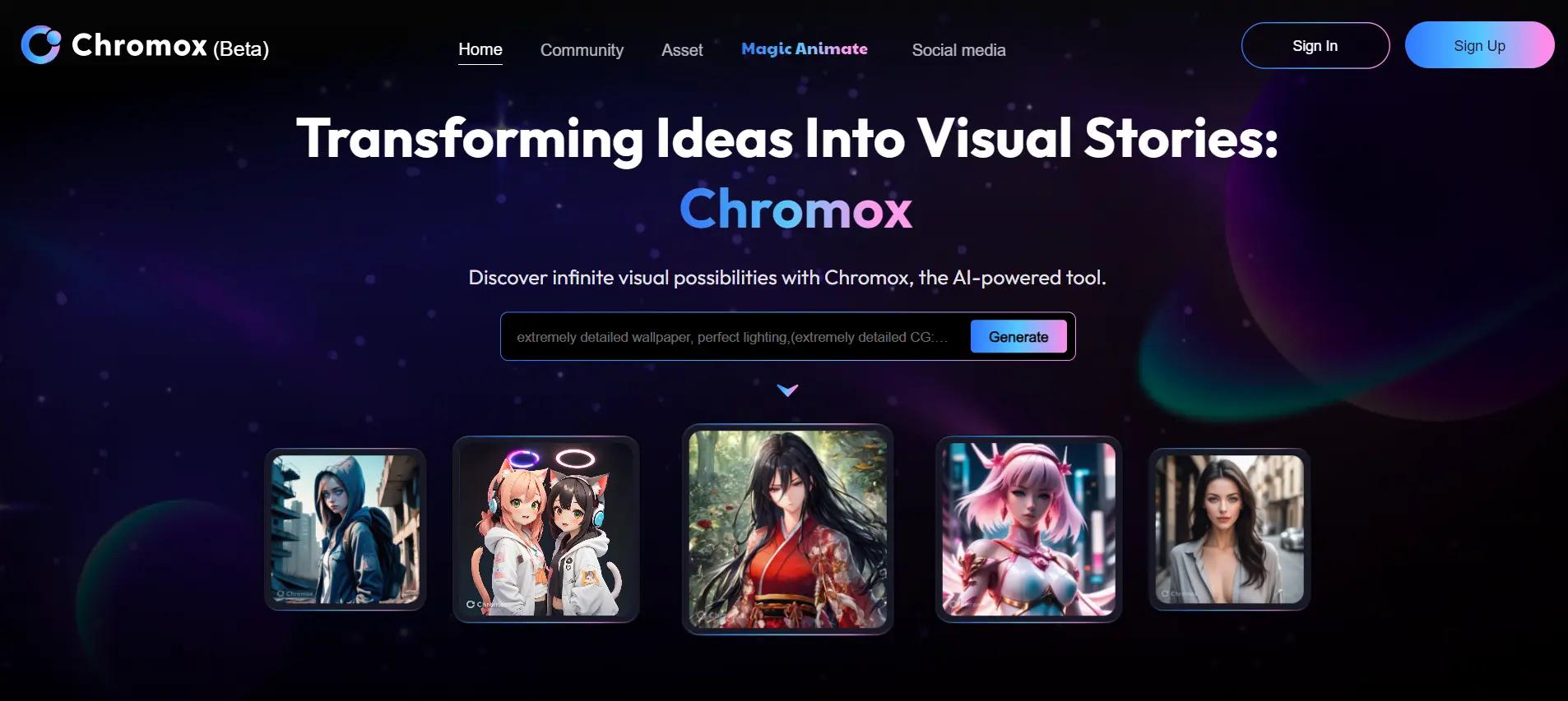 Chromox Website